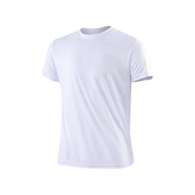 Camiseta masculina de manga curta para academia
