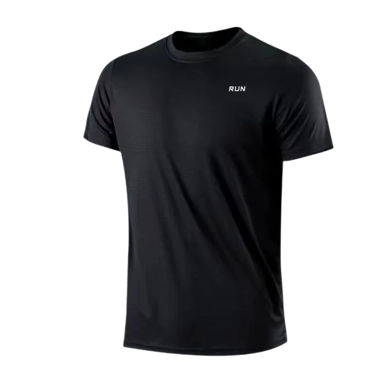 Camiseta masculina de manga curta para academia