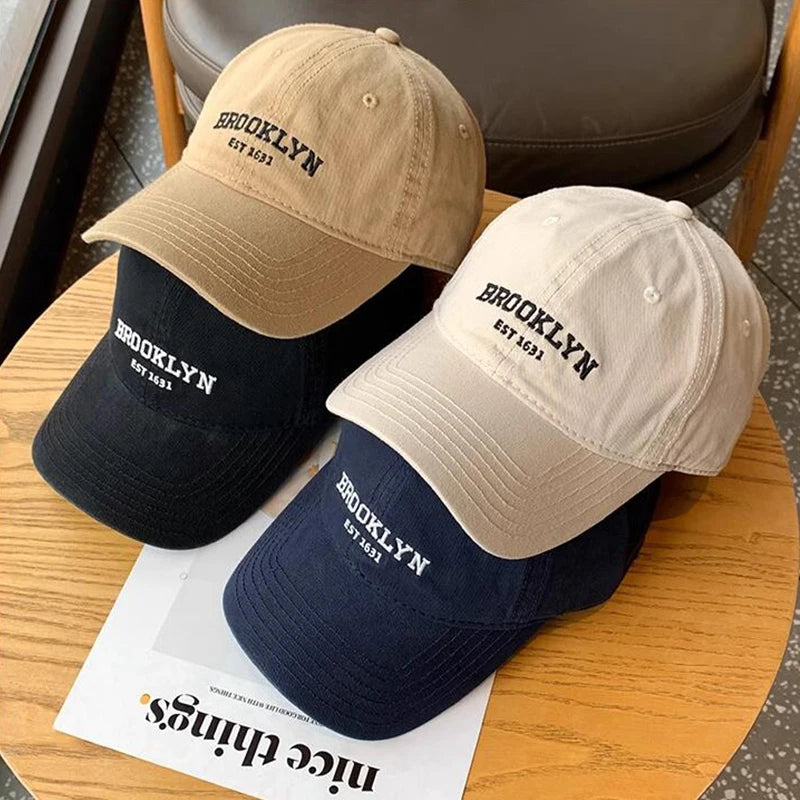 Boné de beisebol com bordado das estilo streetwear