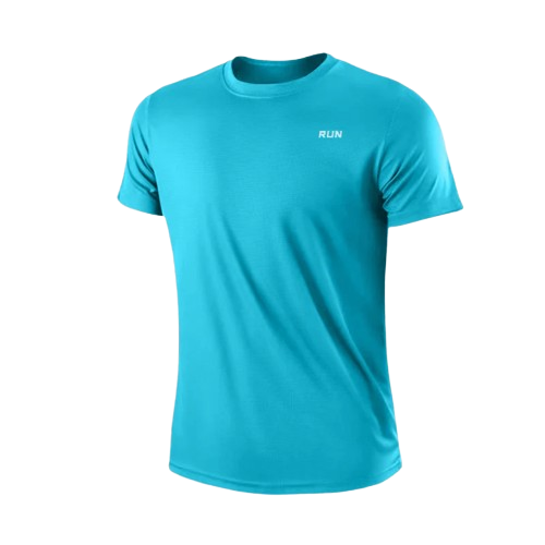 Camiseta masculina de manga curta para academia
