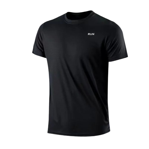 Camiseta masculina de manga curta para academia