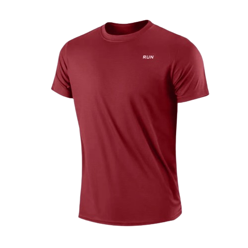 Camiseta masculina de manga curta para academia